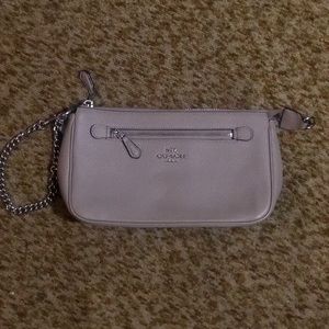 Coach Leather Wristlet Clutch